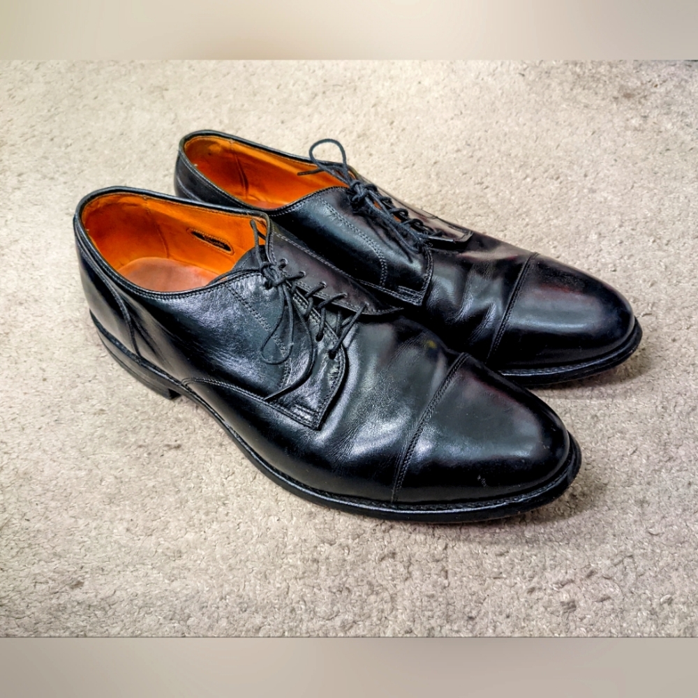 Allen Edmonds Black 10.5D Oxford Dress Shoes